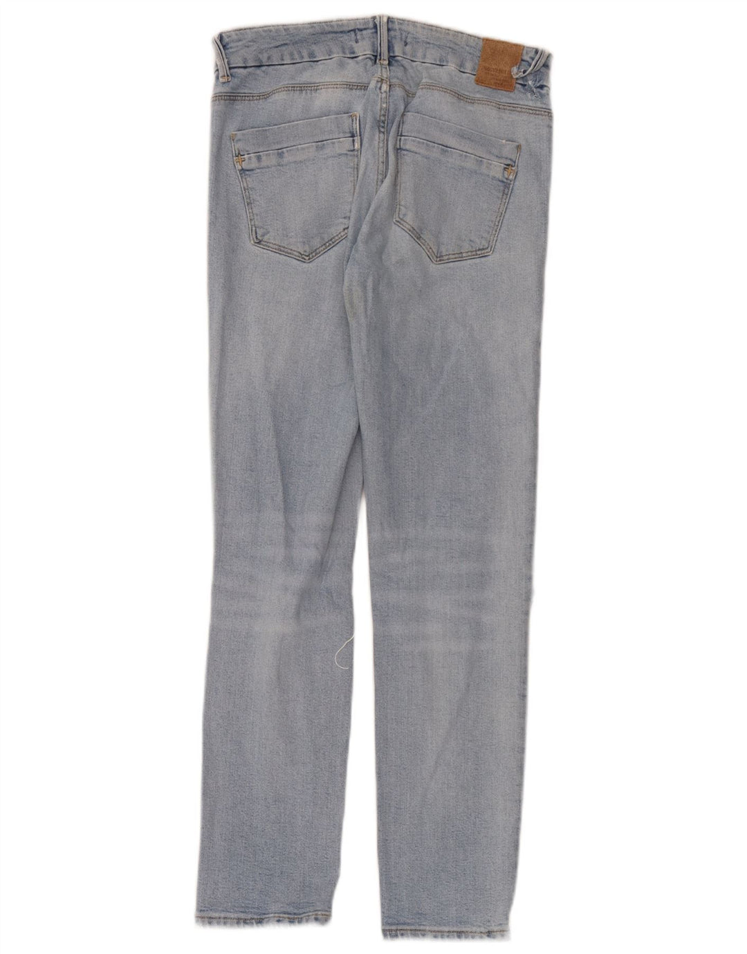 Женские потертые узкие джинсы Zara EU 38, маленькие W28 L28, синие