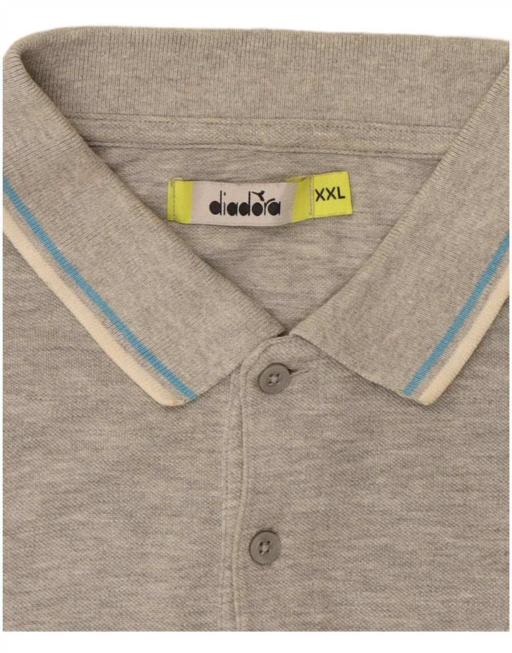 Рубашка Поло Мужская Diadora 2XL Серая