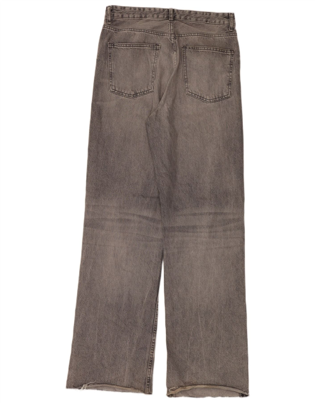 Женские широкие джинсы Zara EU 42, большие W32 L36, серые