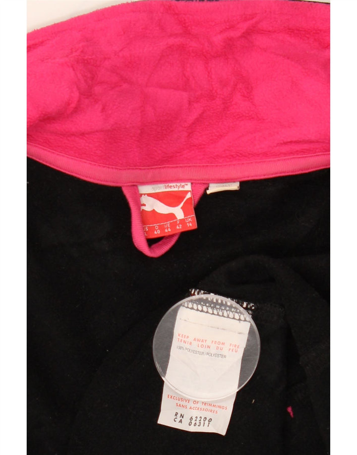 Женский спортивный костюм PUMA Top Jacket UK 14, средний черный, полиэстер