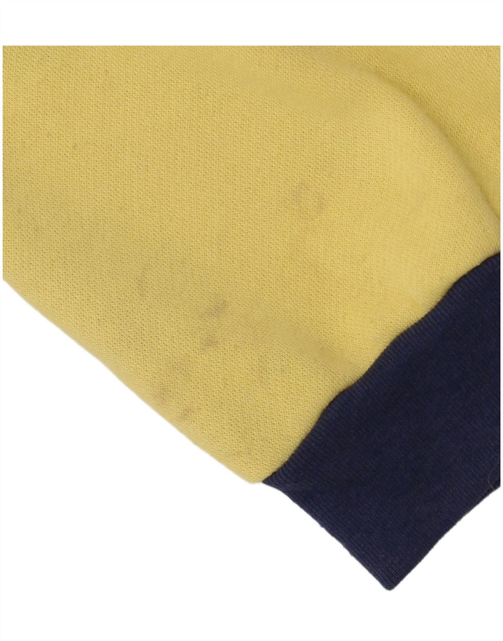 Мужской свитшот DASH на пуговицах с рисунком, средний желтый цветной блок