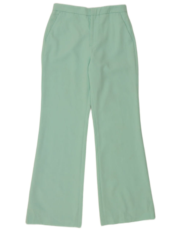 Женские повседневные брюки Zara Bootcut, маленькие W26 L31, зеленые