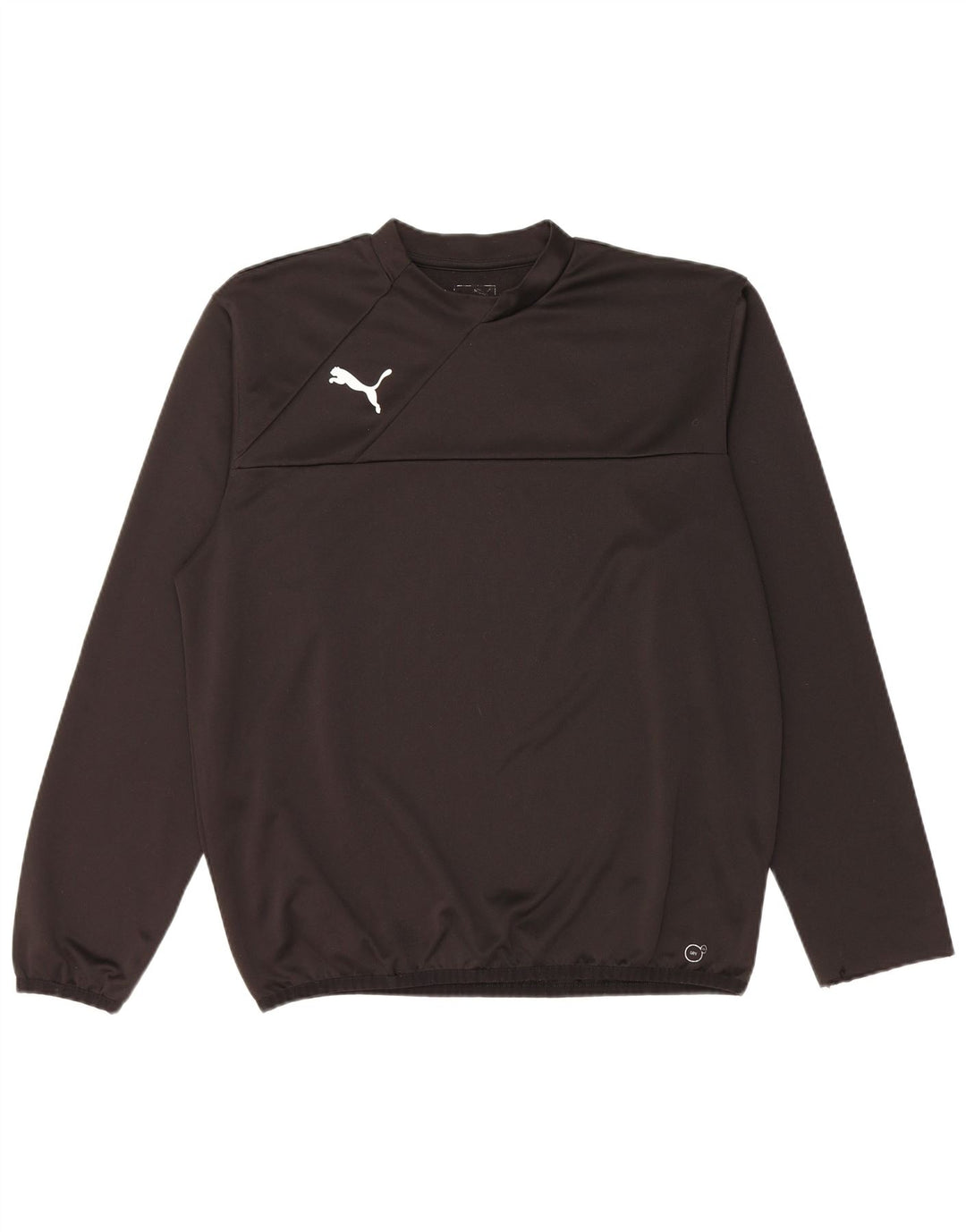 Мужской топ Puma с длинным рукавом, большой черный полиэстер