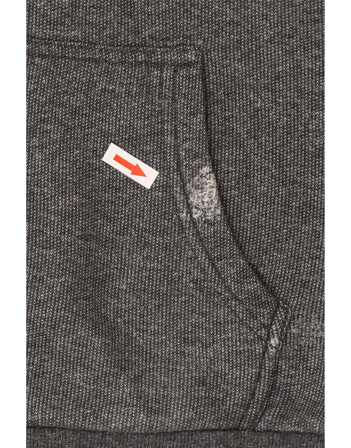 Мужской джемпер с капюшоном Superdry XL, серый хлопок