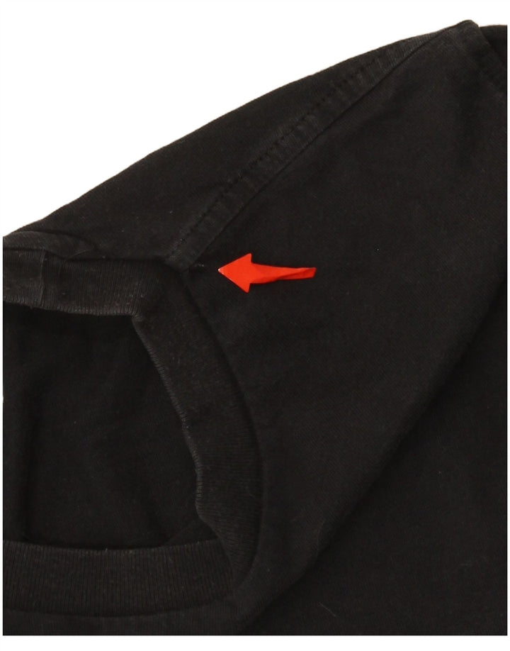 Мужская футболка с рисунком Adidas Top Medium Black Cotton