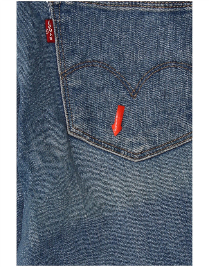 Женские облегающие джинсы Levi's W25 L29, синий хлопок