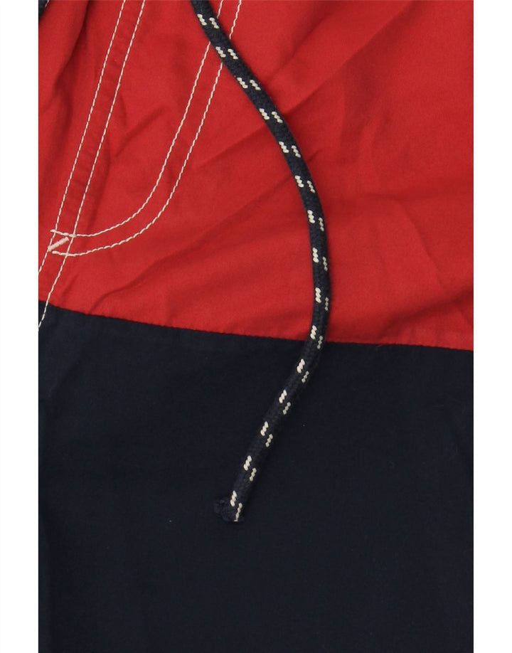 Мужские шорты для плавания WEIRD FISH с графическим рисунком XL, темно-синие, с цветными блоками