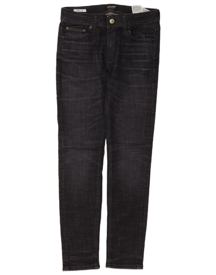 Мужские джинсы скинни Jack & Jones Liam W30 L30, серый хлопок