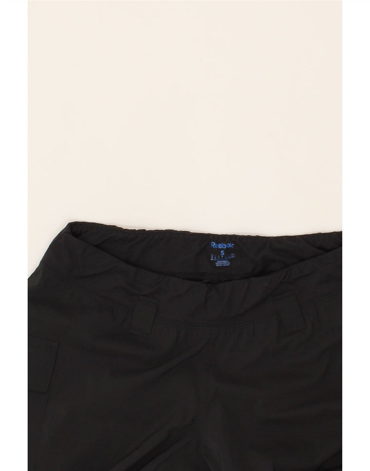 REEBOK Womens Tracksuit Trousers UK 8/10 Small  Black Vintage Reebok and Second-Hand Reebok from Messina Hembry 