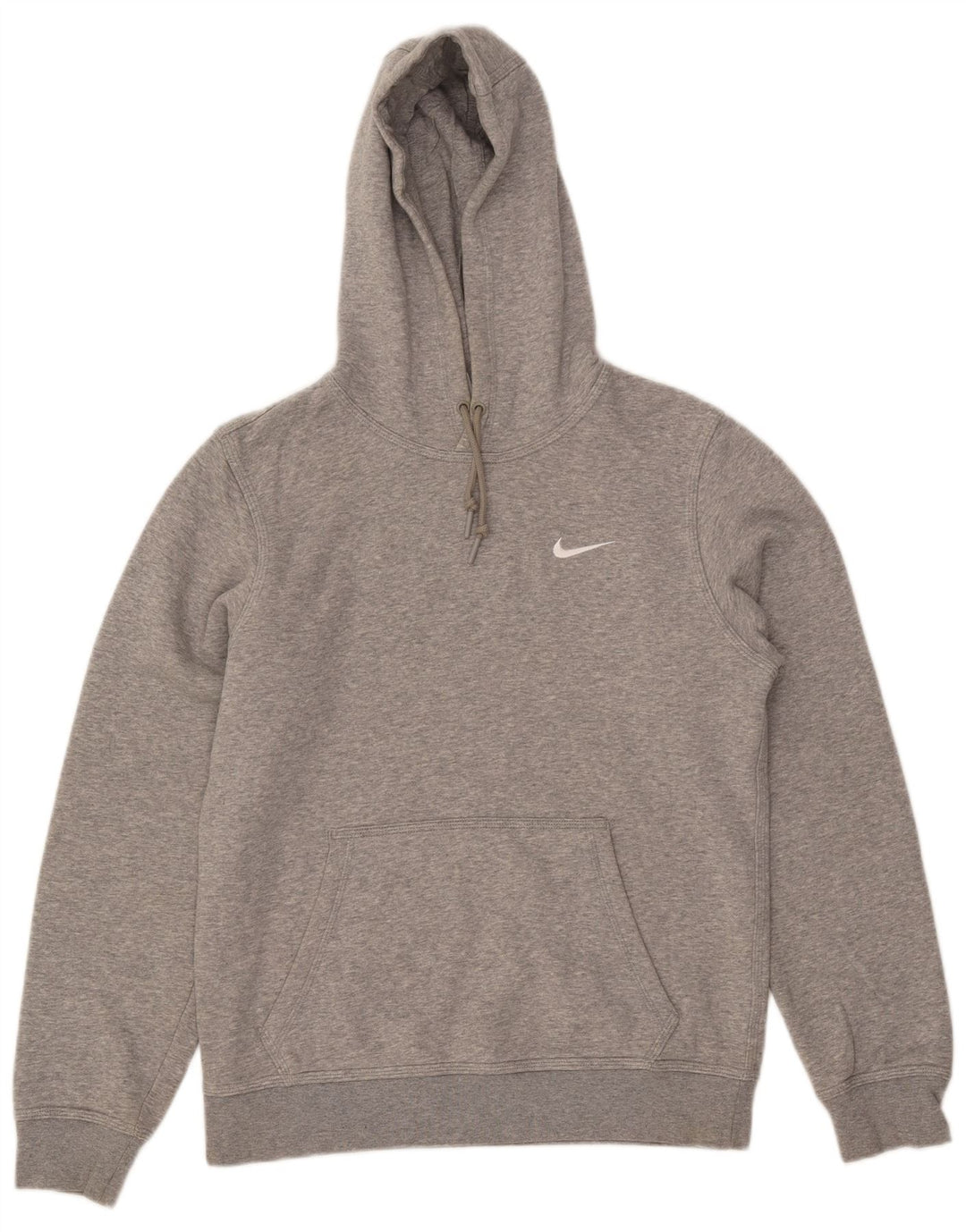 Мужской джемпер с капюшоном Nike, маленький серый, хлопковый в крапинку