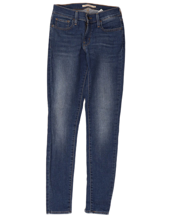 Женские джинсы Levi's 710 Super Skinny W27 L30 синие, хлопок