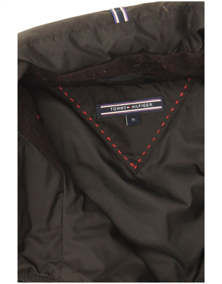 Женское стеганое пальто Tommy Hilfiger UK 14, средний черный, полиэстер