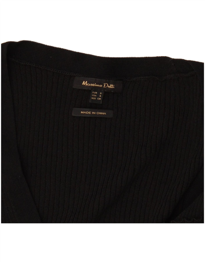 Женский кардиган Massimo Dutti UK 8, маленький черный