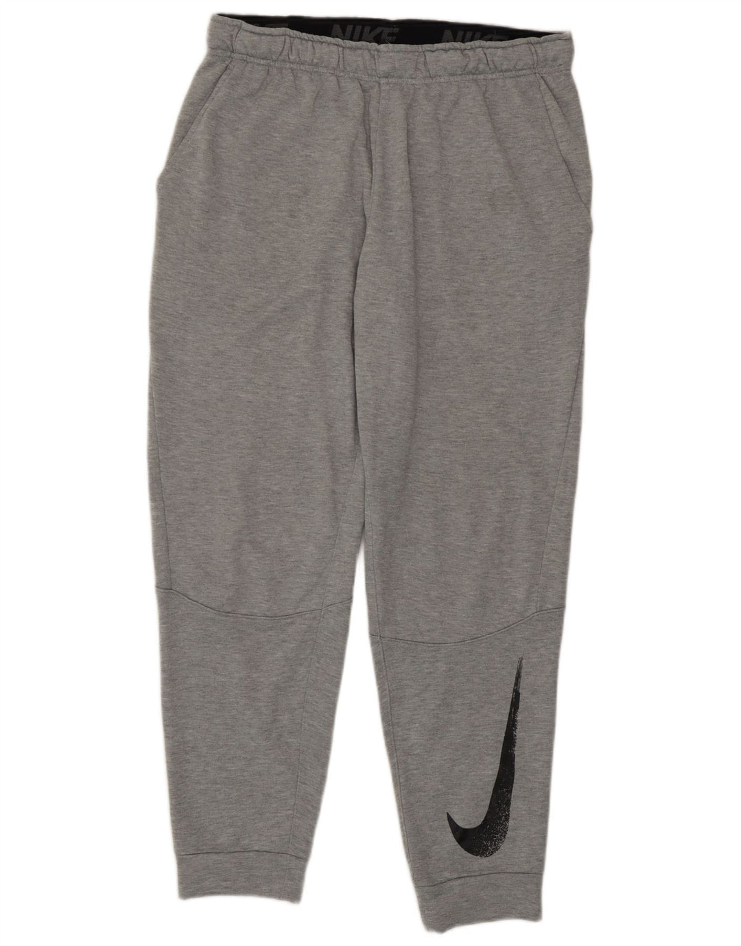 Мужские спортивные брюки Nike Dri Fit с графическим рисунком, джоггеры, большой серый полиэстер