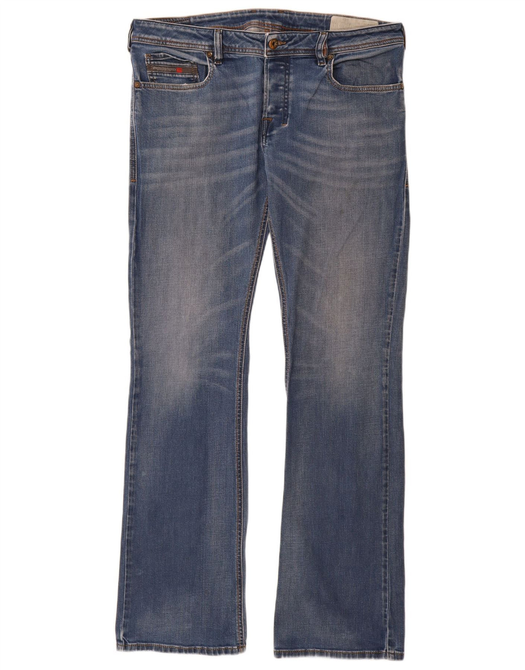 Женские джинсы DIESEL Zatiny Regular Bootcut W34 L34, синие, хлопок