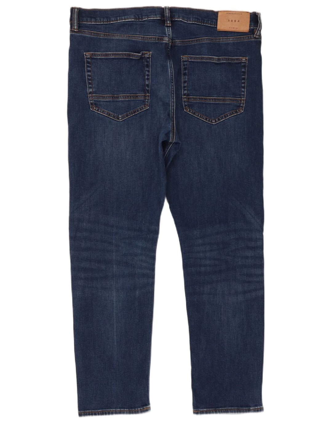 Мужские узкие джинсы Marks & Spencer W36 L29 синие, хлопок