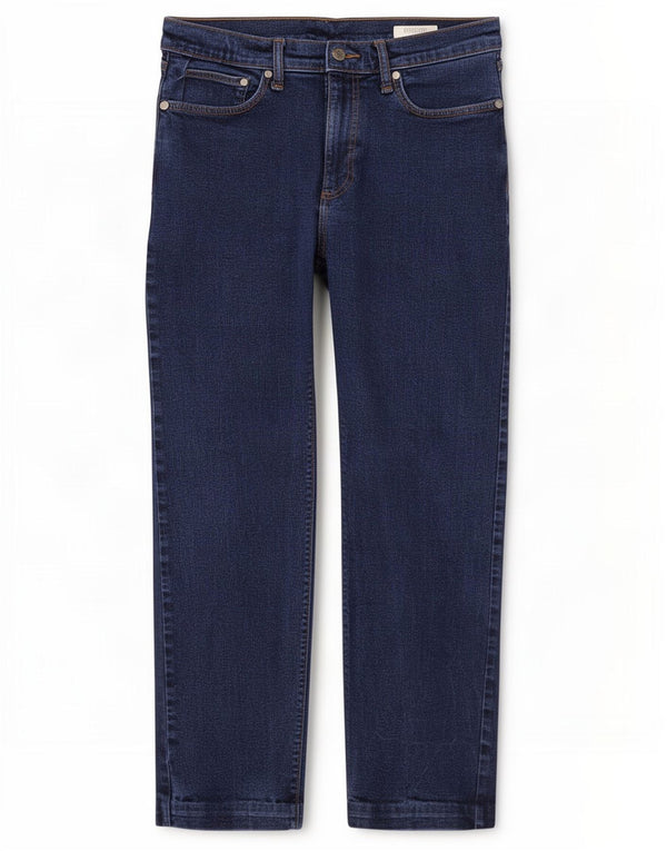 Marks & Spencer Mens Straight Jeans W34 L28 Blue Cotton