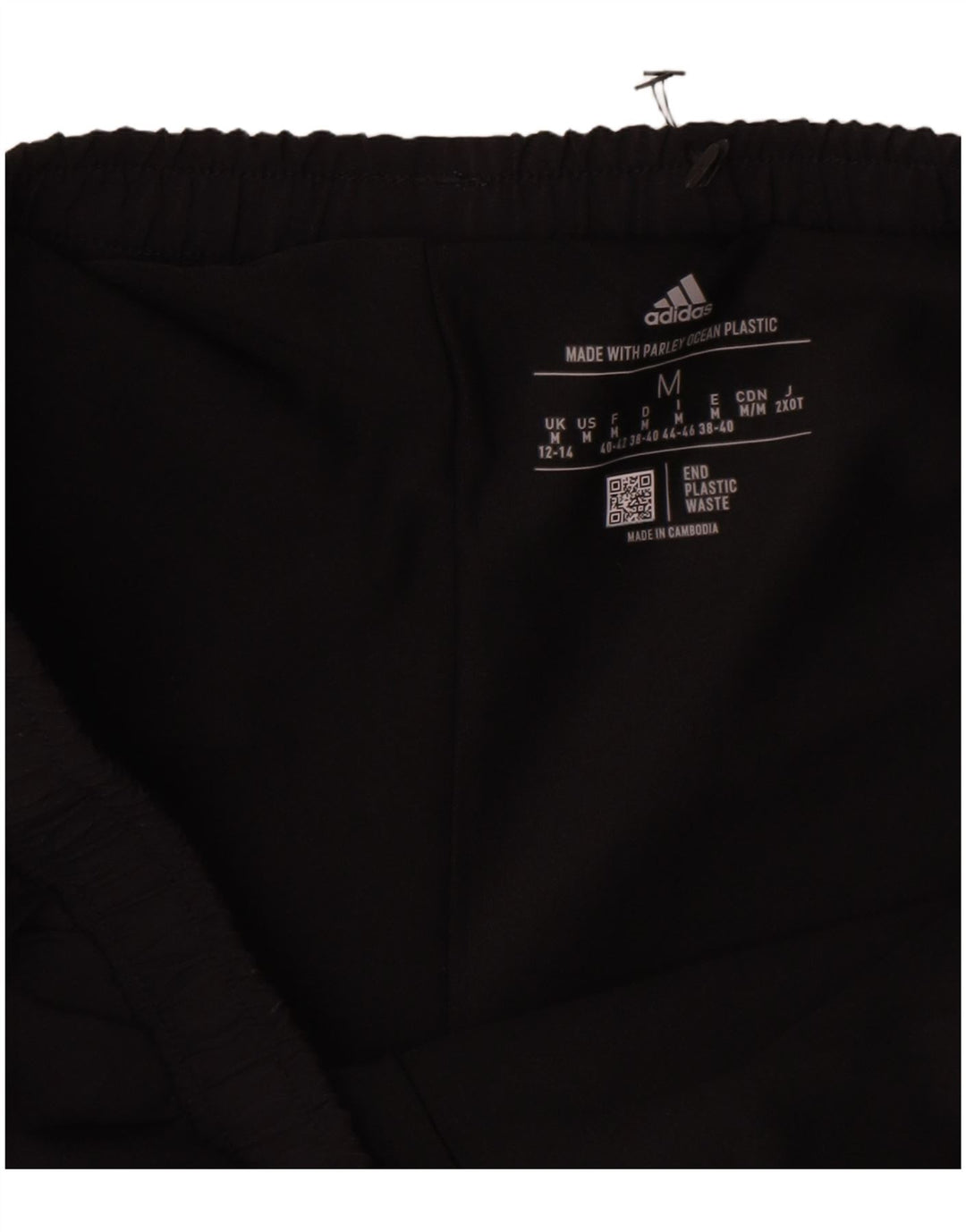 Женские спортивные шорты Adidas UK 12/14, средний черный полиэстер