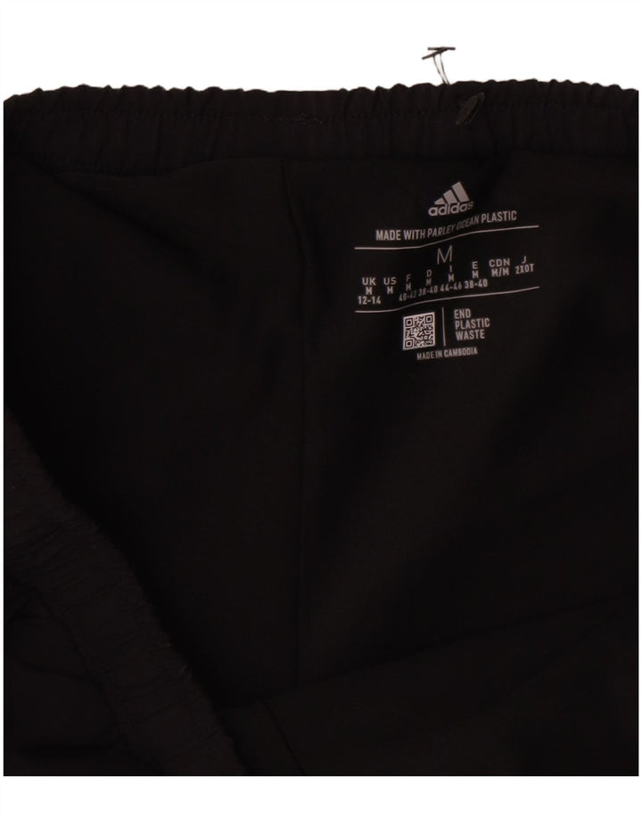 Женские спортивные шорты Adidas UK 12/14, средний черный полиэстер