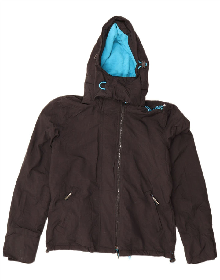 Мужская ветровка с капюшоном Superdry UK 38, средний черный