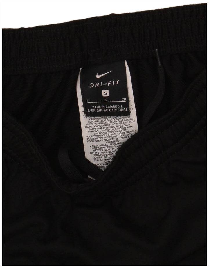 Мужские спортивные брюки Nike Dri Fit, маленькие черные полиэстер с цветными блоками