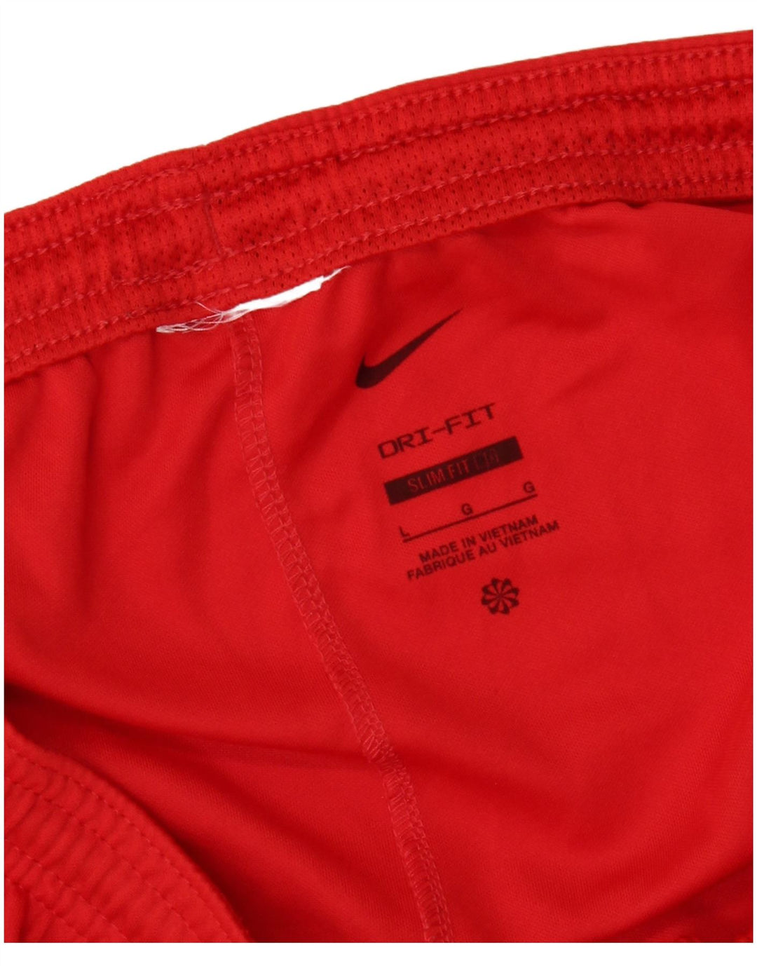 Мужские спортивные шорты NIKE Dri Fit Slim Fit, большие красные цветные блоки