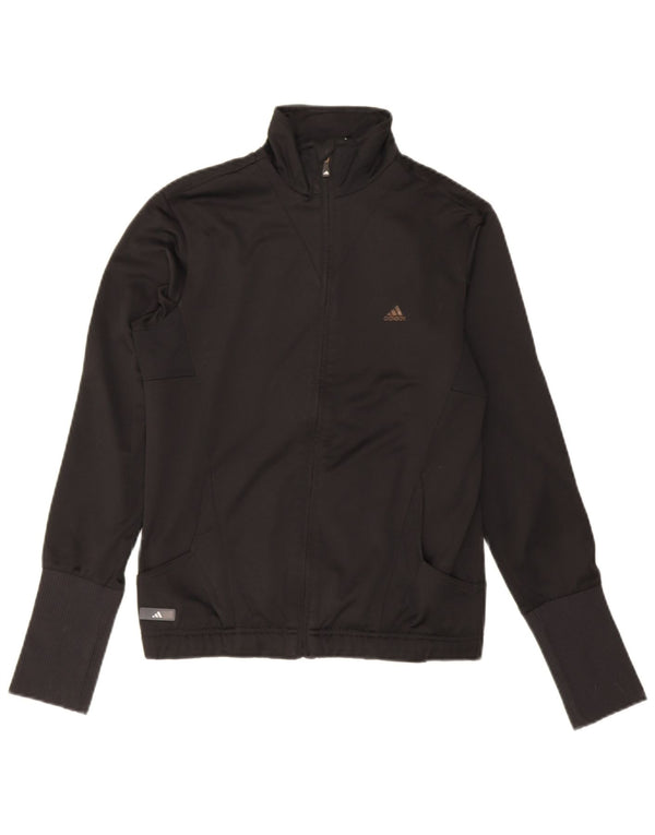 Женский спортивный костюм Adidas Top Jacket UK 12, средний черный полиэстер
