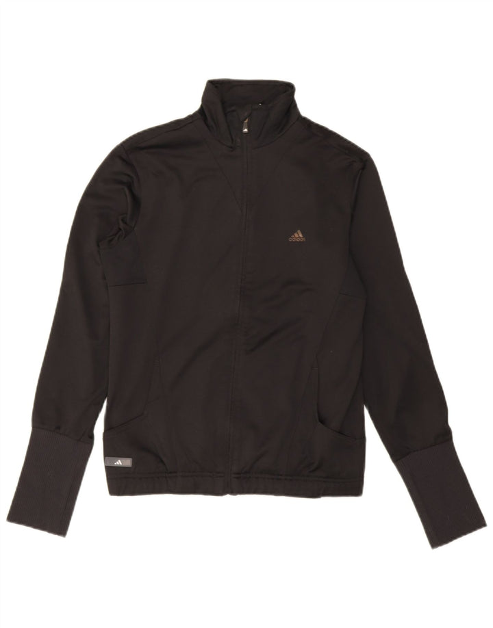 Женский спортивный костюм Adidas Top Jacket UK 12, средний черный полиэстер