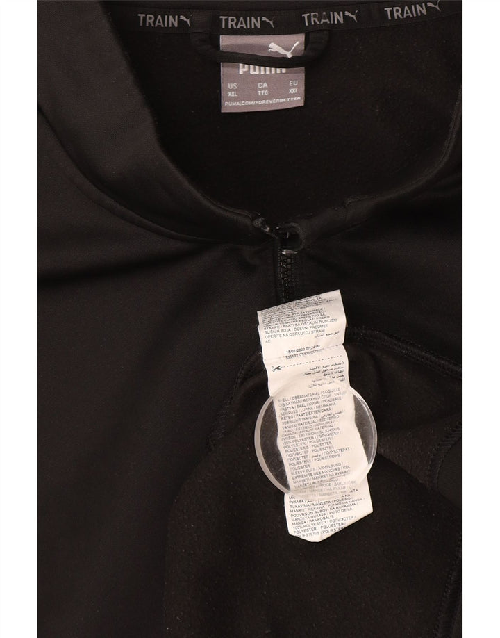 Мужской спортивный костюм Puma с графическим рисунком 2XL, черный полиэстер