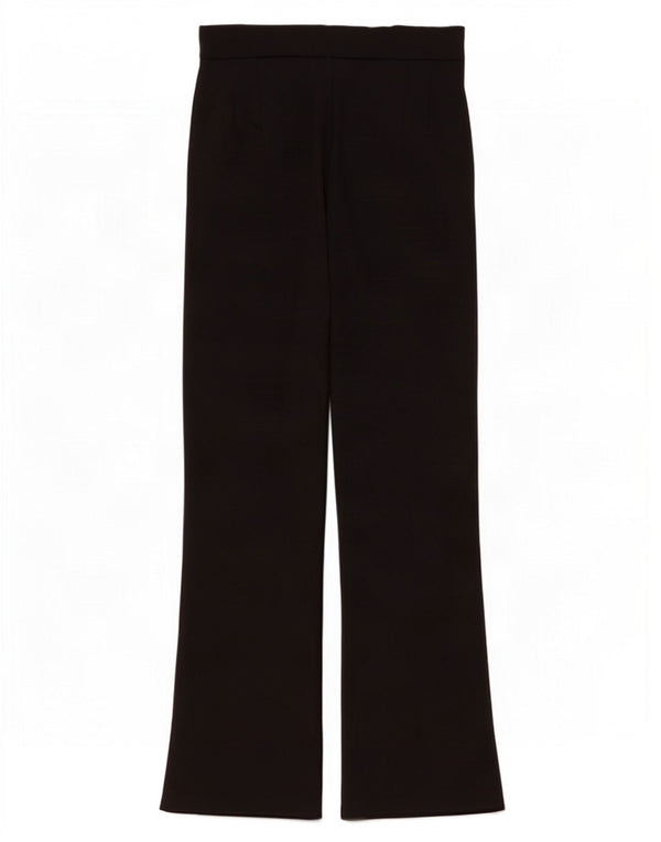 Zara Женские повседневные брюки-клеш, маленькие W26 L26, черные