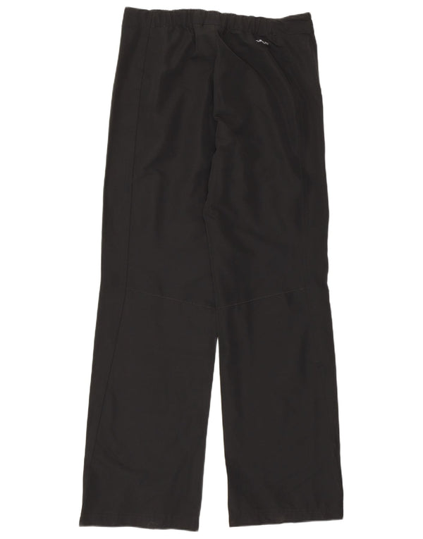 Женские прямые брюки Adidas UK 12 Medium W30 L31, черные, полиэстер