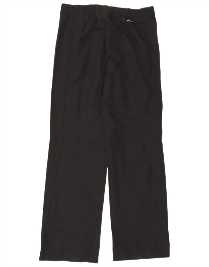 Женские прямые брюки Adidas UK 12 Medium W30 L31, черные, полиэстер