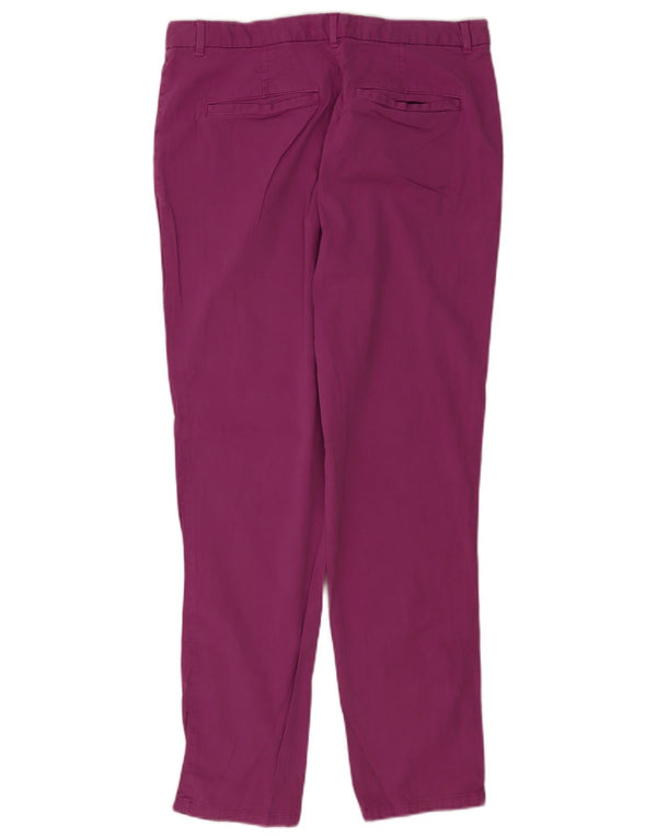 Женские узкие брюки чинос Marks & Spencer UK 12 MediumW30 L30 Фиолетовые