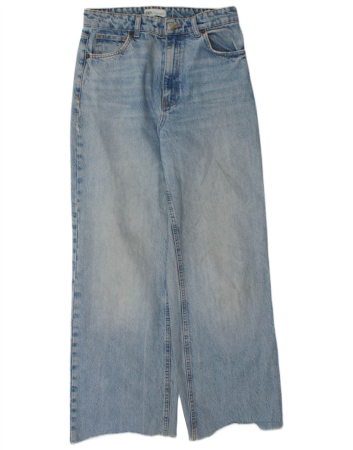 Женские свободные джинсы Zara EU 38, маленькие W28 L29, синие
