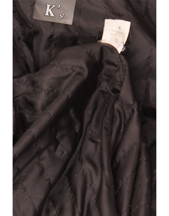 Женская кожаная куртка K'S IT 48 XL черная