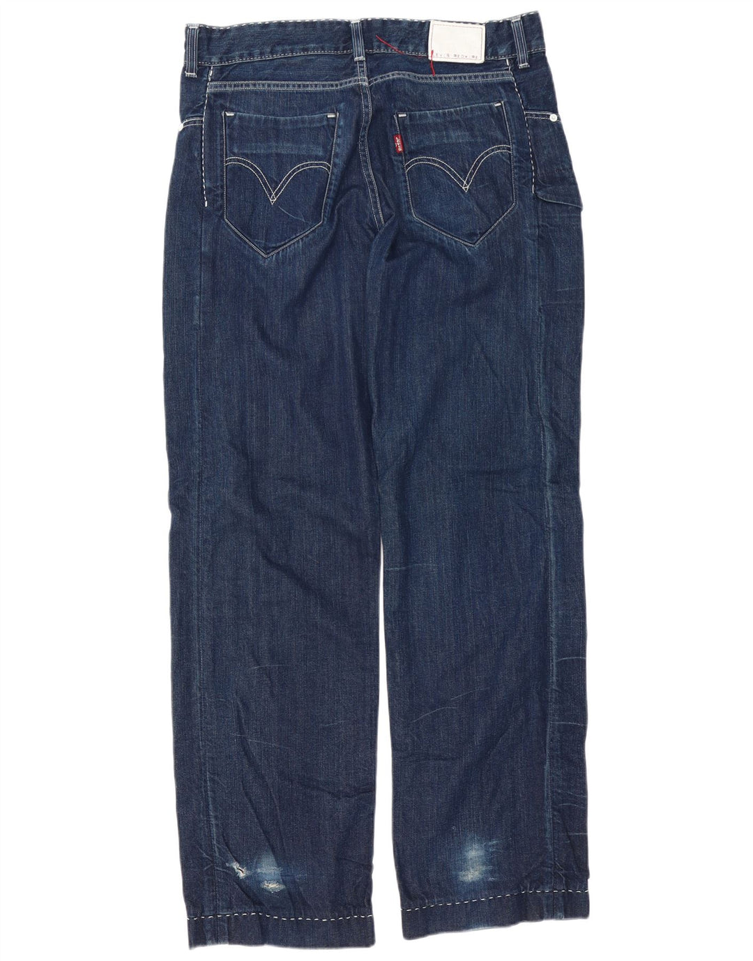 Мужские прямые джинсы Levi's W34 L34 темно-синие, хлопок
