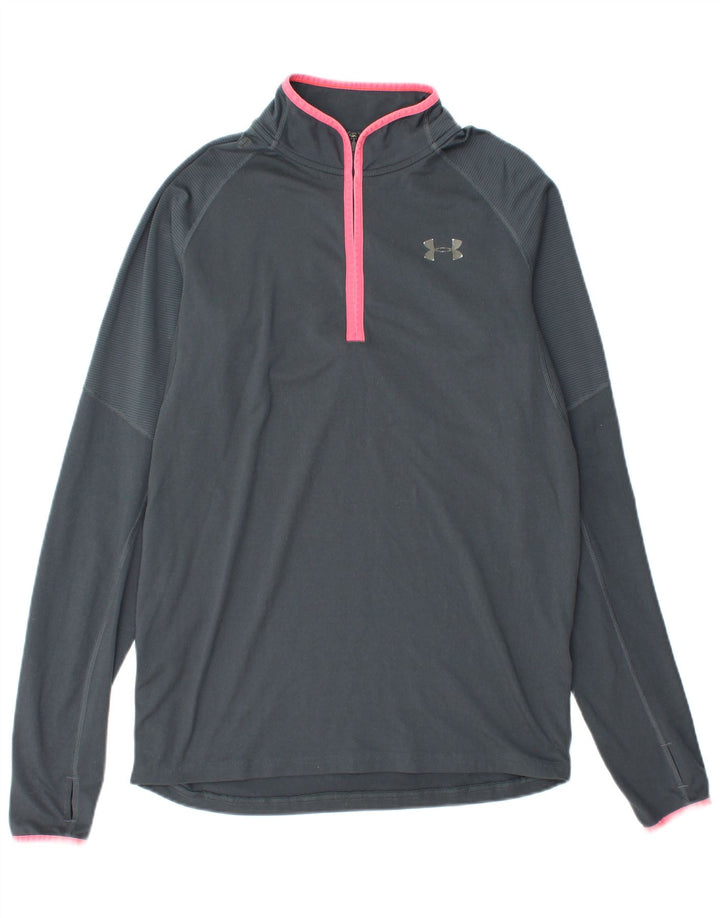 Мужской пуловер с воротником на молнии Under Armour, средний серый спортивный костюм