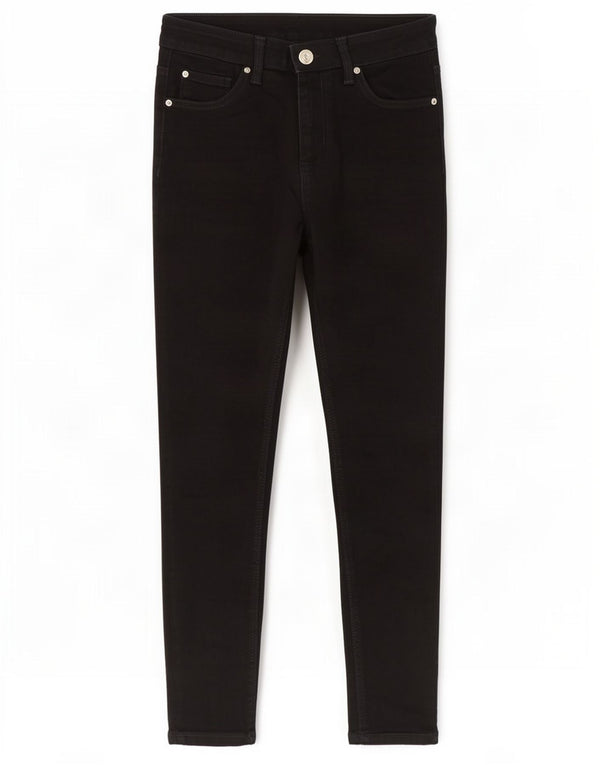 Женские джинсы скинни Marks & Spencer UK 10, маленькие W28 L26, черный хлопок