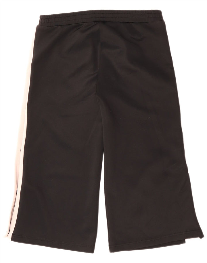 KAPPA Женские спортивные брюки-капри UK 16, большие черные цветные блоки