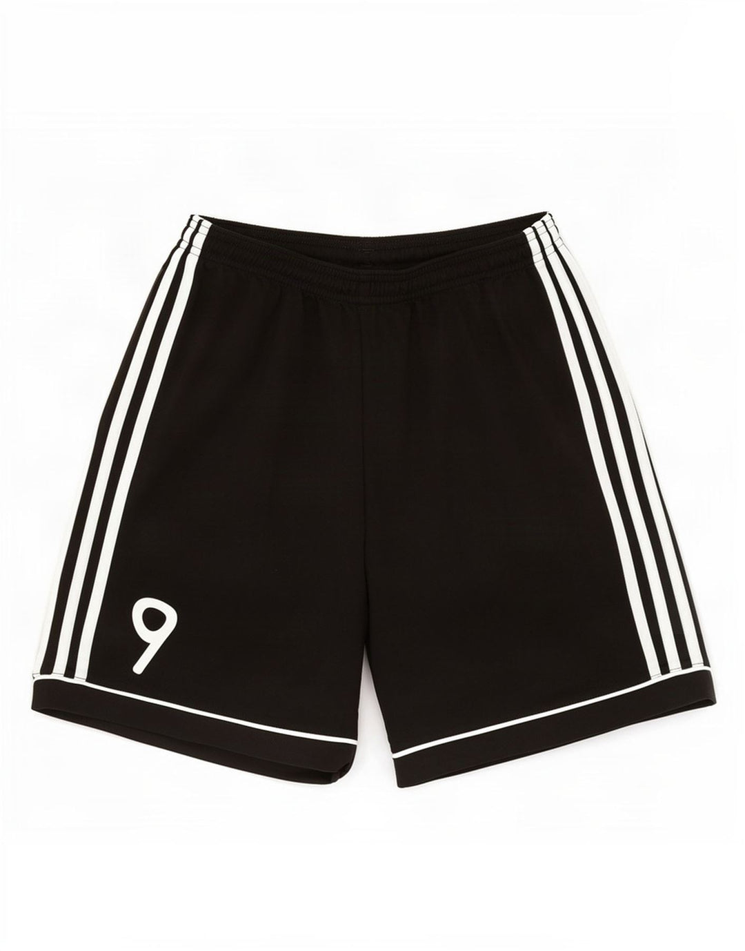 Мужские спортивные шорты Adidas Climalite с графикой, средний черный полиэстер
