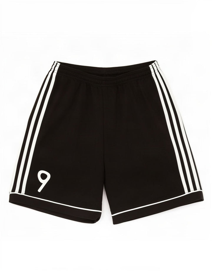 Мужские спортивные шорты Adidas Climalite с графикой, средний черный полиэстер