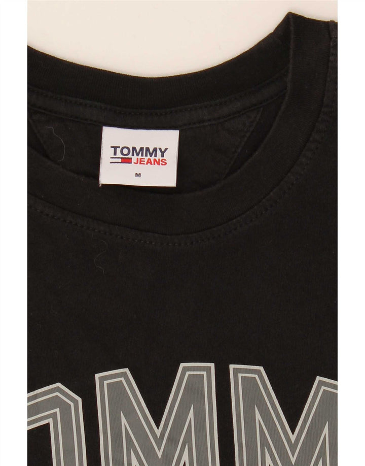 Мужская футболка с рисунком Tommy Hilfiger, средний черный