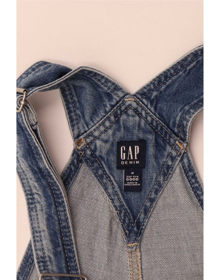 Женские потертые комбинезоны Gap, джинсовые шорты среднего размера, W36, синие, хлопок