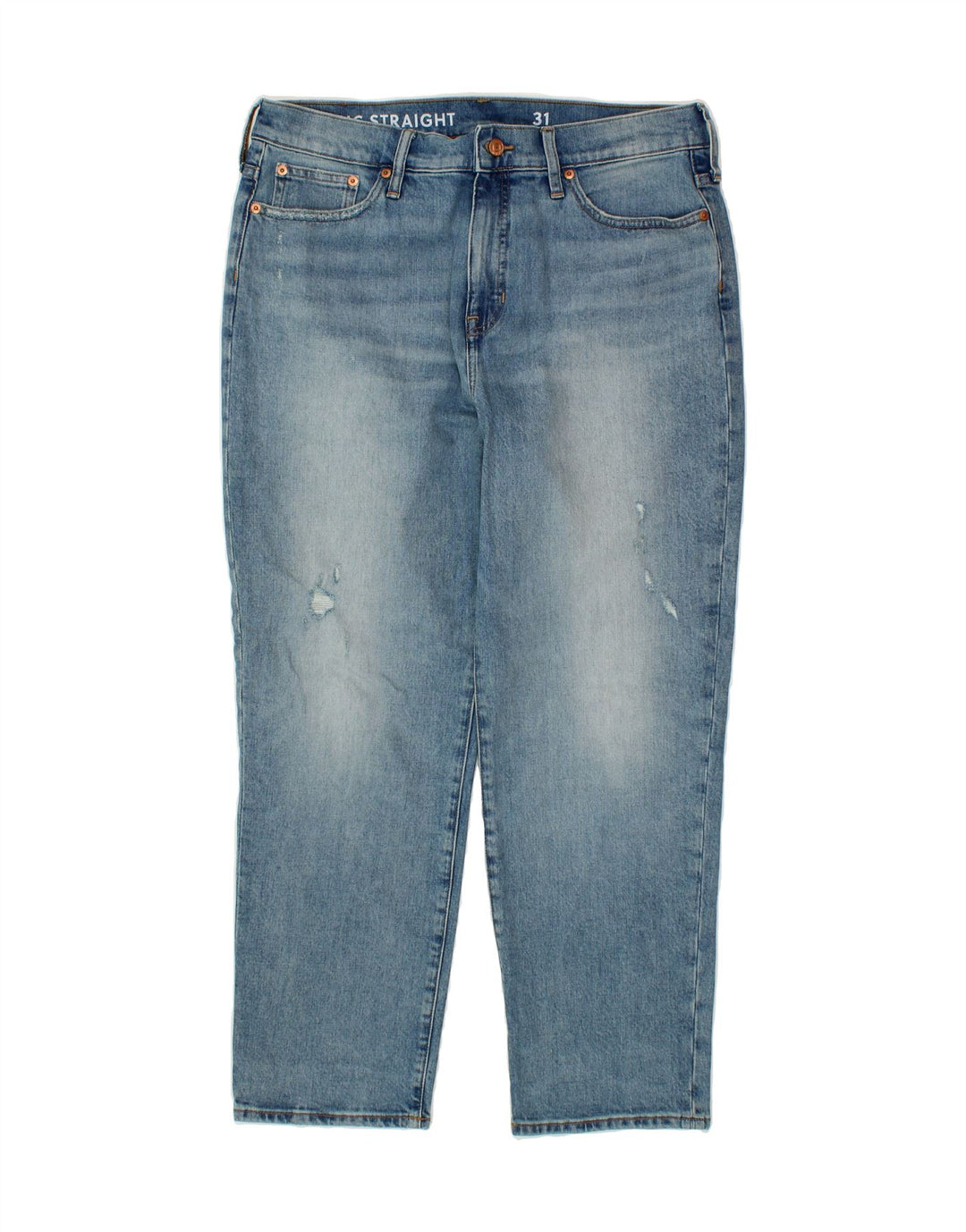 J. CREW Mens Classic Straight Jeans W31 L27 Blue Cotton Vintage J. Crew and Second-Hand J. Crew from Messina Hembry 