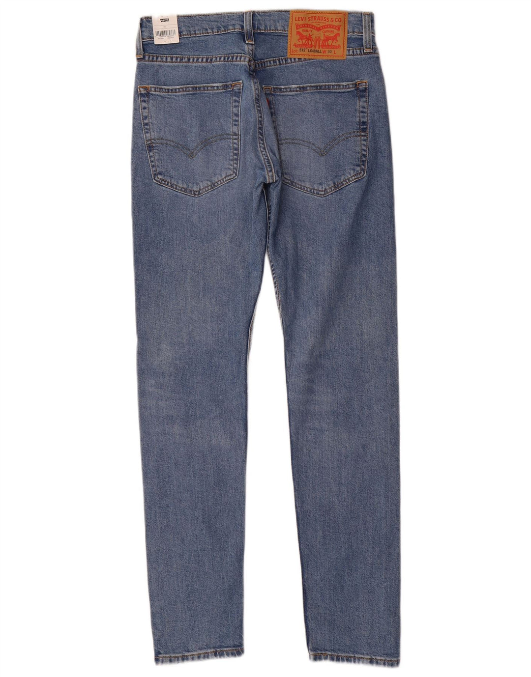 Женские узкие зауженные джинсы Levi's W30 L32, синий хлопок