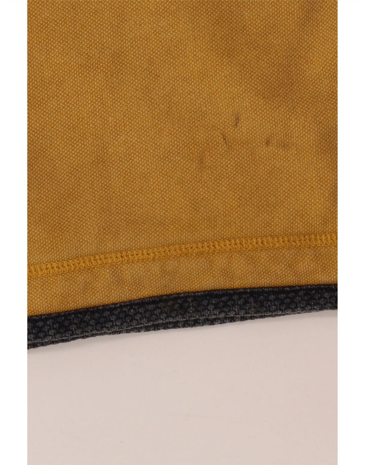 Мужской свитшот с воротником на молнии Fat Face, джемпер 2XL, желтый хлопок