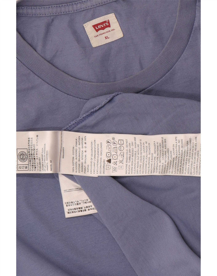 Мужская футболка Levi's Top XL, синяя, хлопок