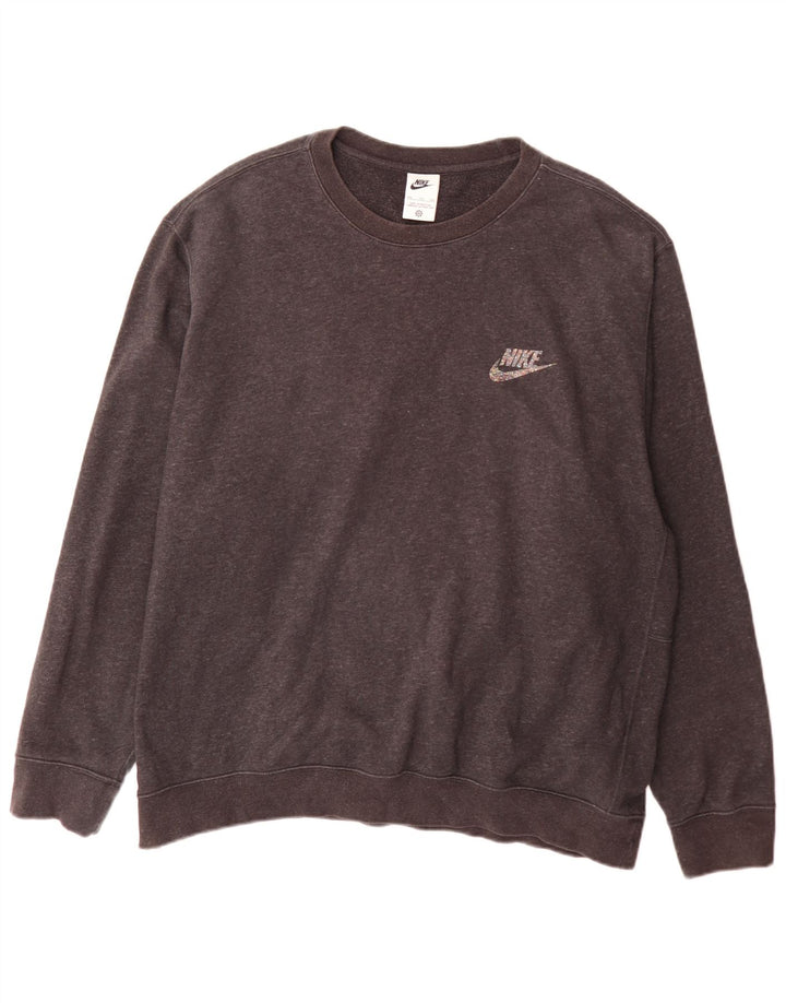 Мужской свитер Nike 2XL, серый хлопок