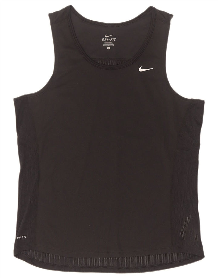 Мужской жилет Nike Dri Fit, средний черный полиэстер