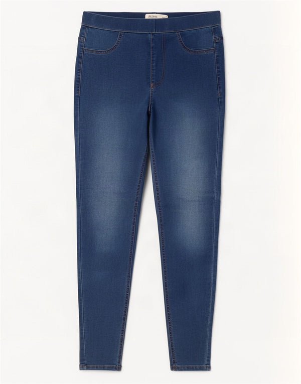 Женские джинсы джеггинсы Marks & Spencer UK 8, маленькие W27 L27, синие, хлопок